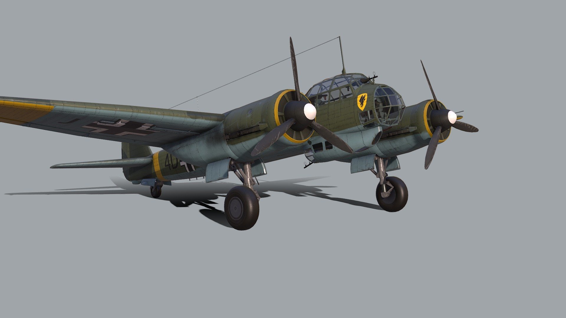 Junkers Ju 88 Bomber 3d model