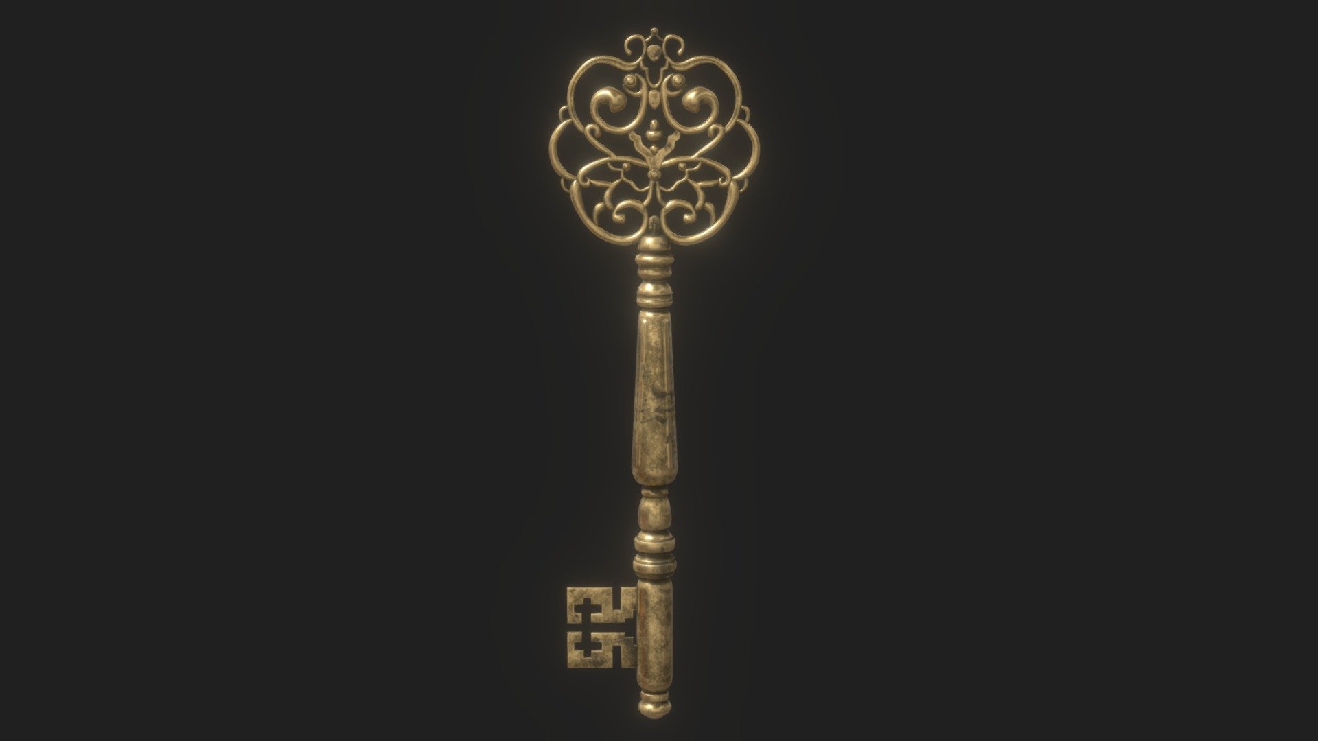 Old Key 3d model