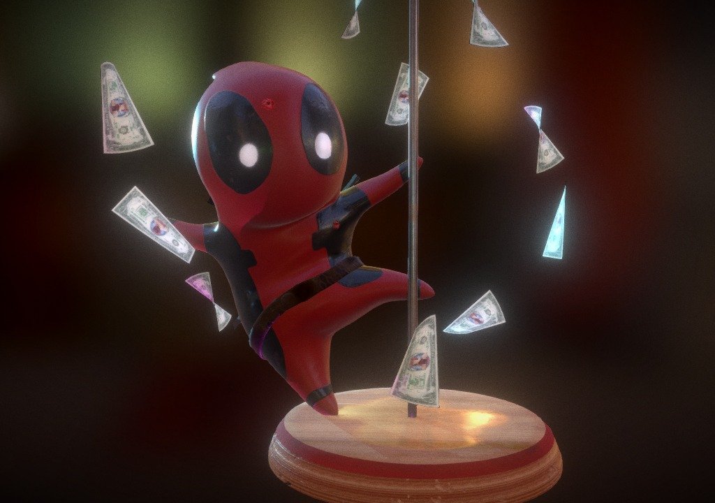 DeadPool_PolePool_Rework 3d model