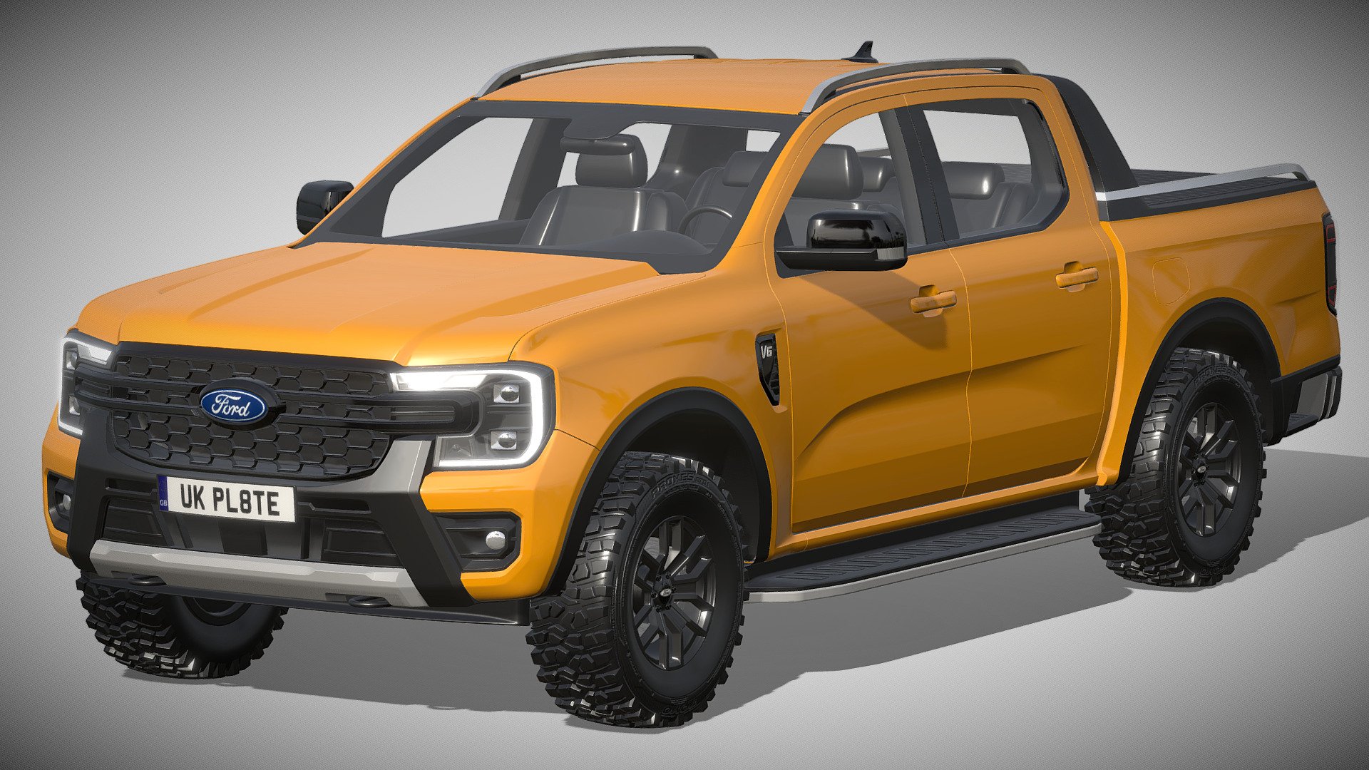 Ford Ranger Wildtrak 2023 3d model