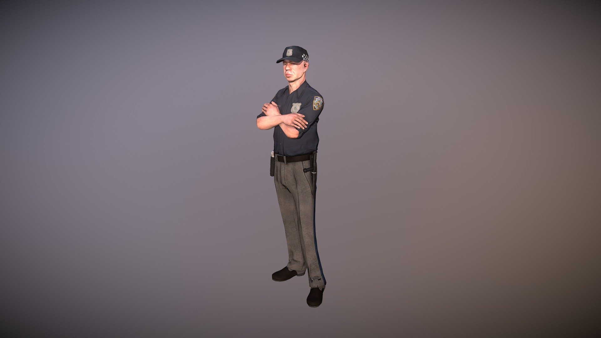 Policeman 3d model