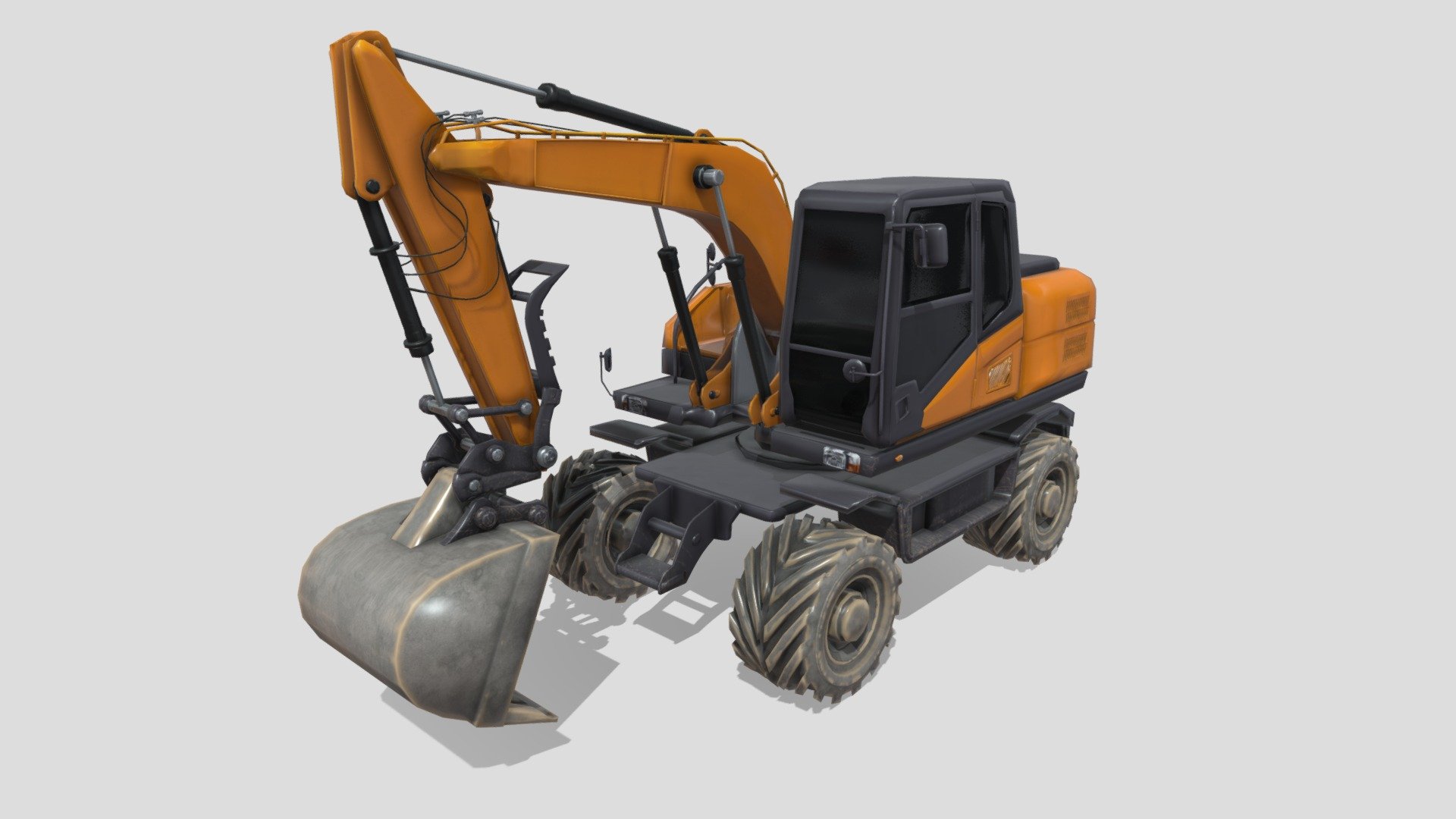 Excavator 3d model