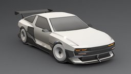 Hyundai N Vision 74 2023 Low-poly 3D