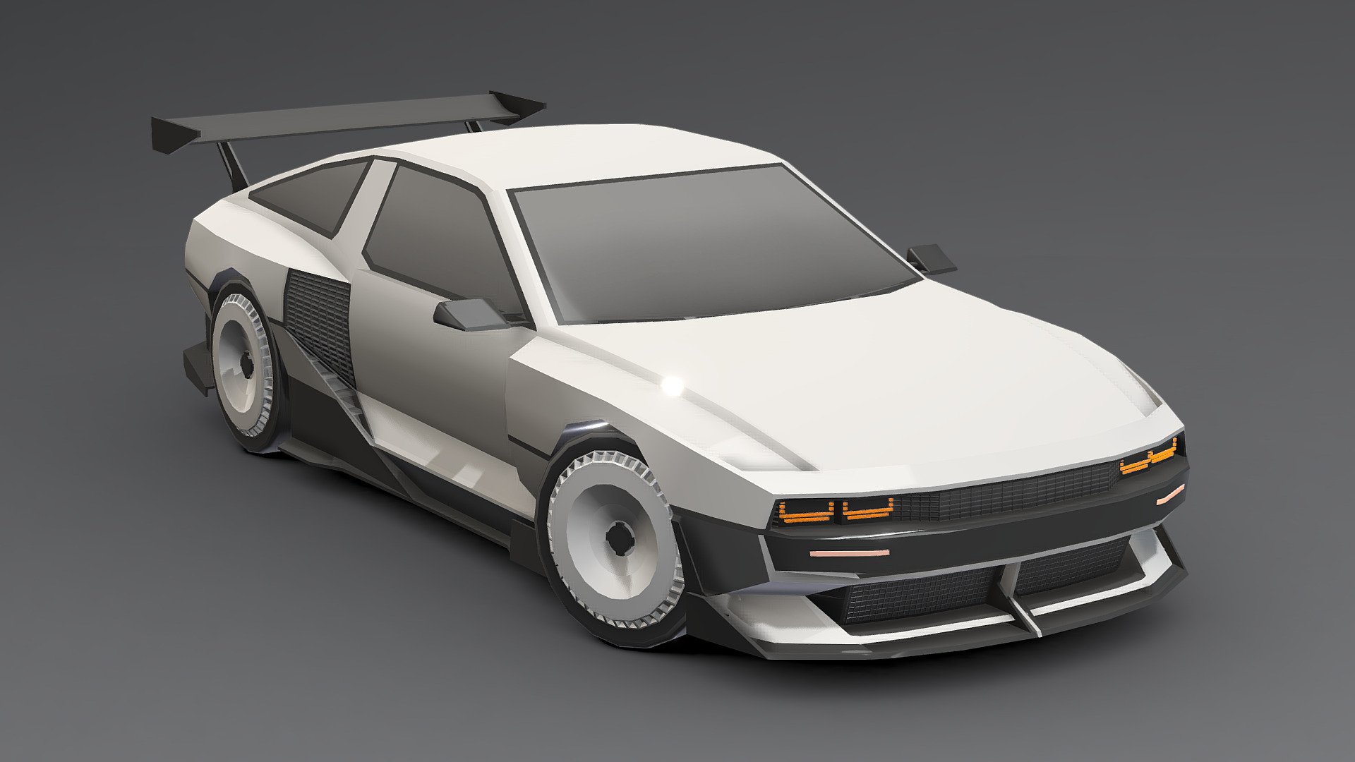 Hyundai N Vision 74 2023 Low-poly 3D 3d model