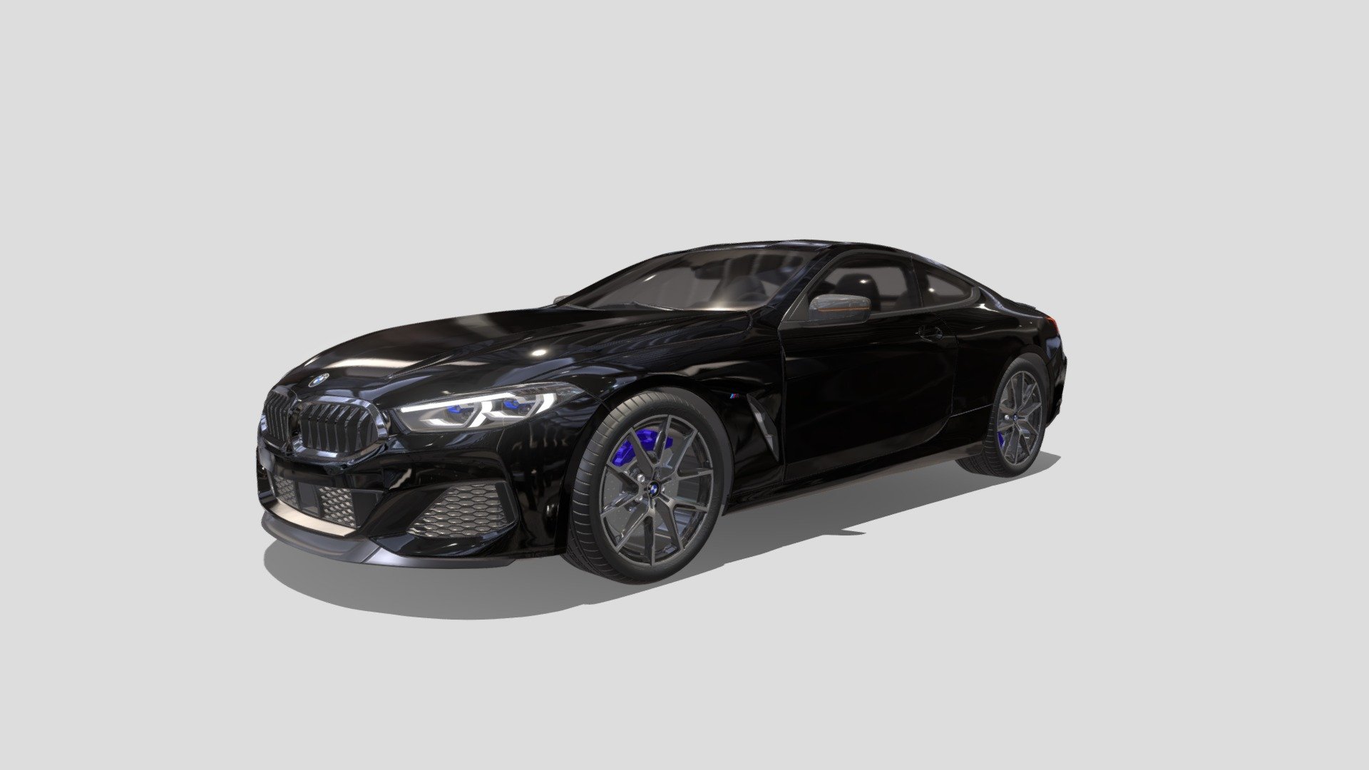 BMW 8 Series M850i coupe 2019 3d model