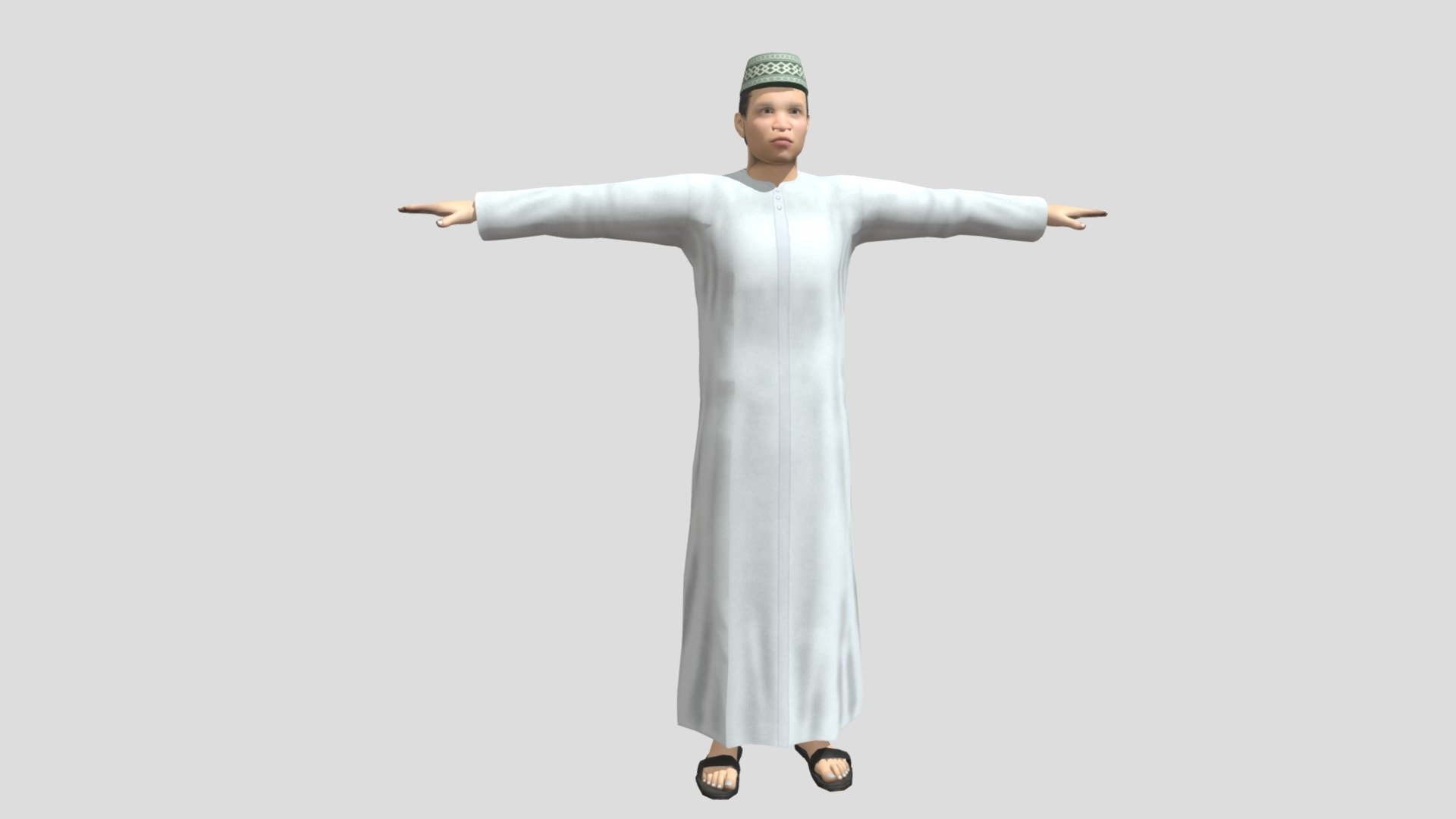 Arab Male 3d model