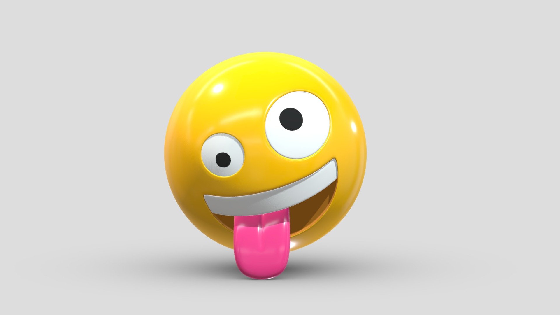 Apple Zany Face 3d model