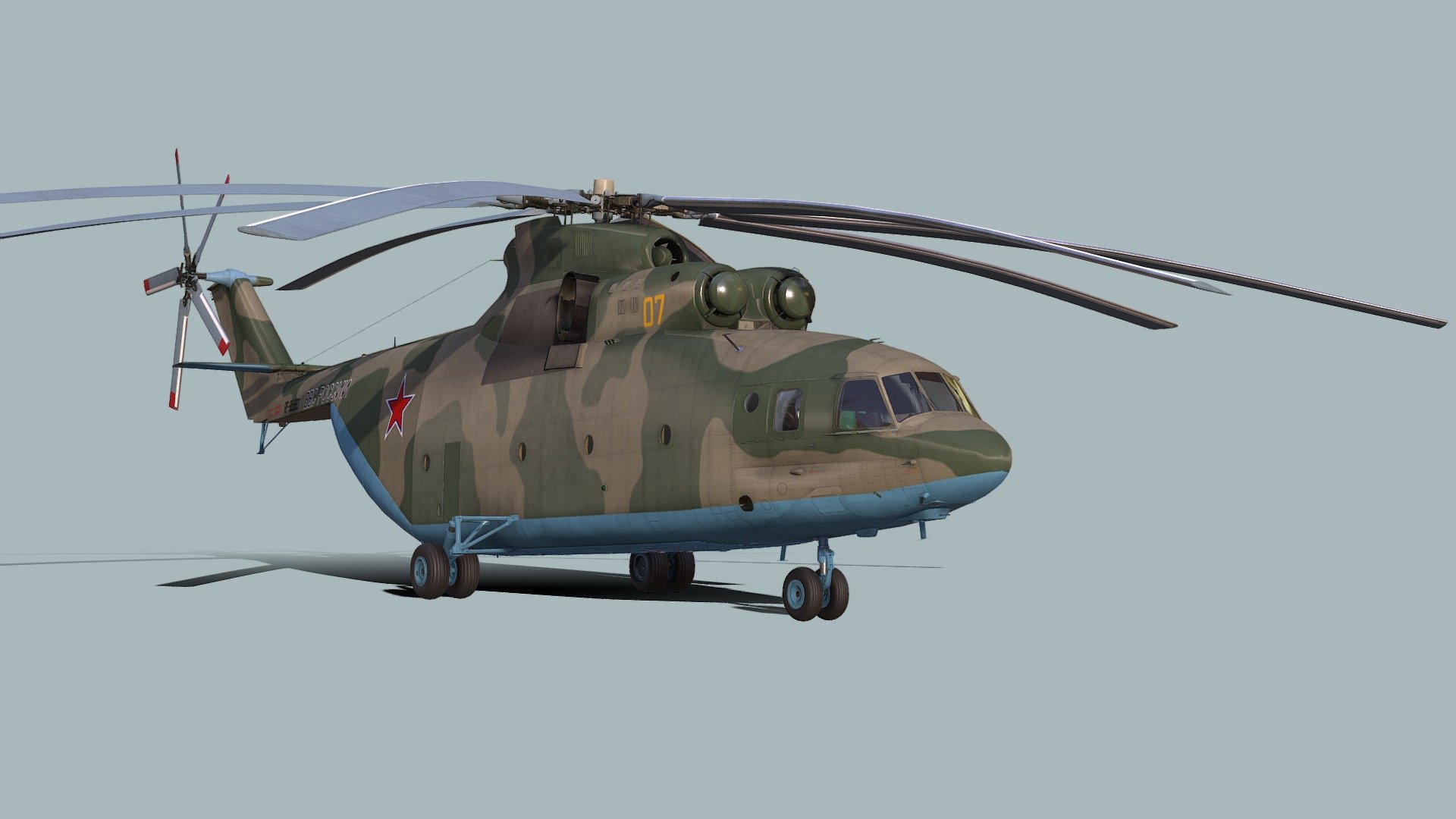 Mi-26 Halo 3d model