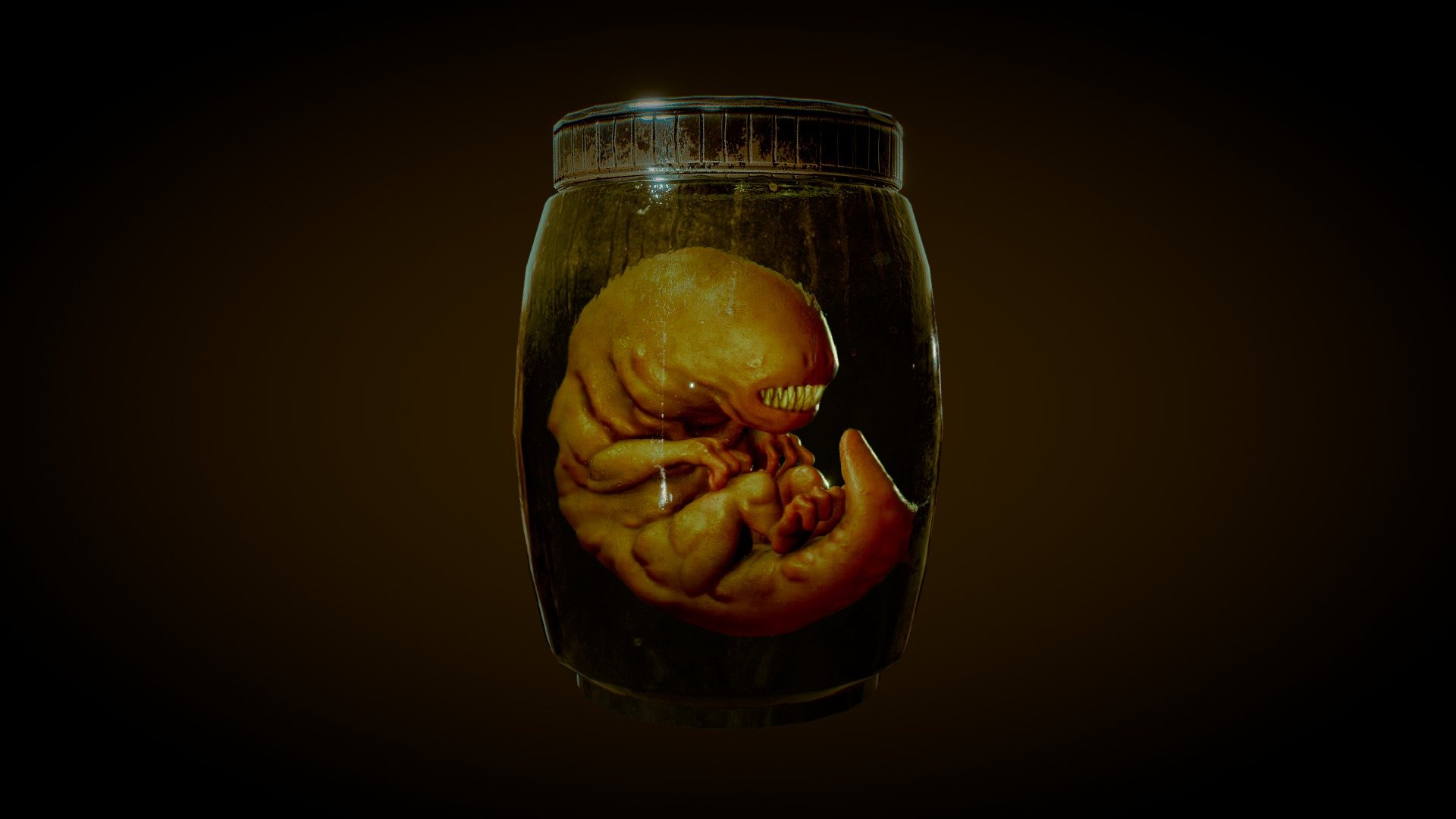 Alien Embryo 3d model