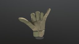 Tactical Glove with hand positions