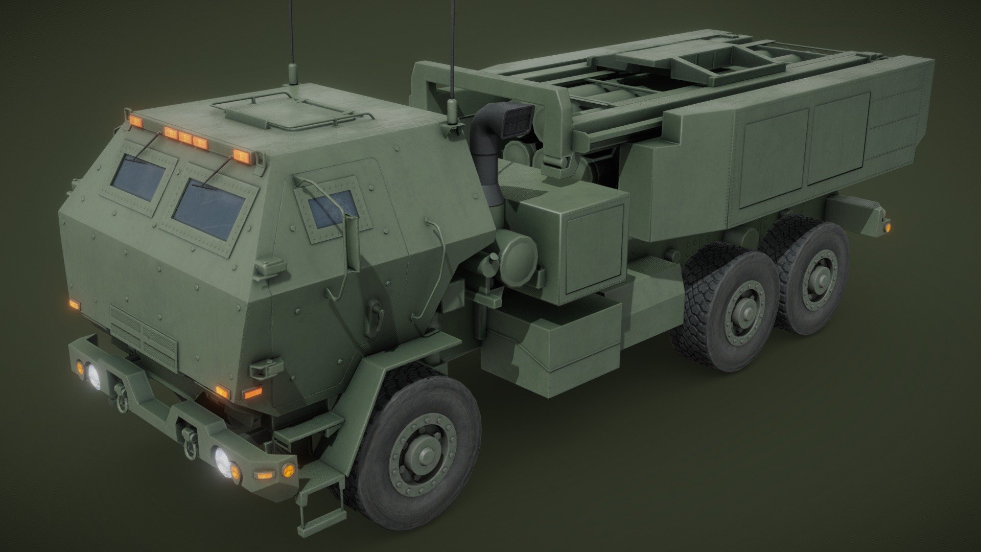 M142 HIMARS 3d model