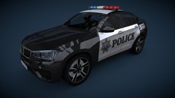 *FREE* Lowpoly Generic SUV Police