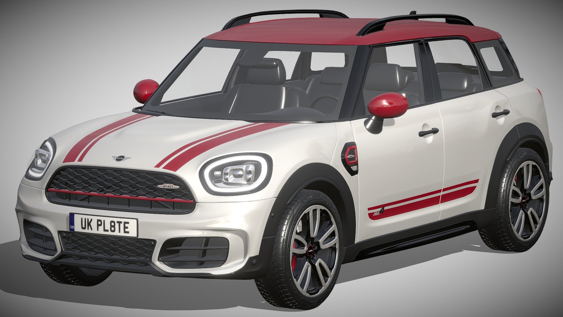 Mini Countryman JCW 2021 3d model