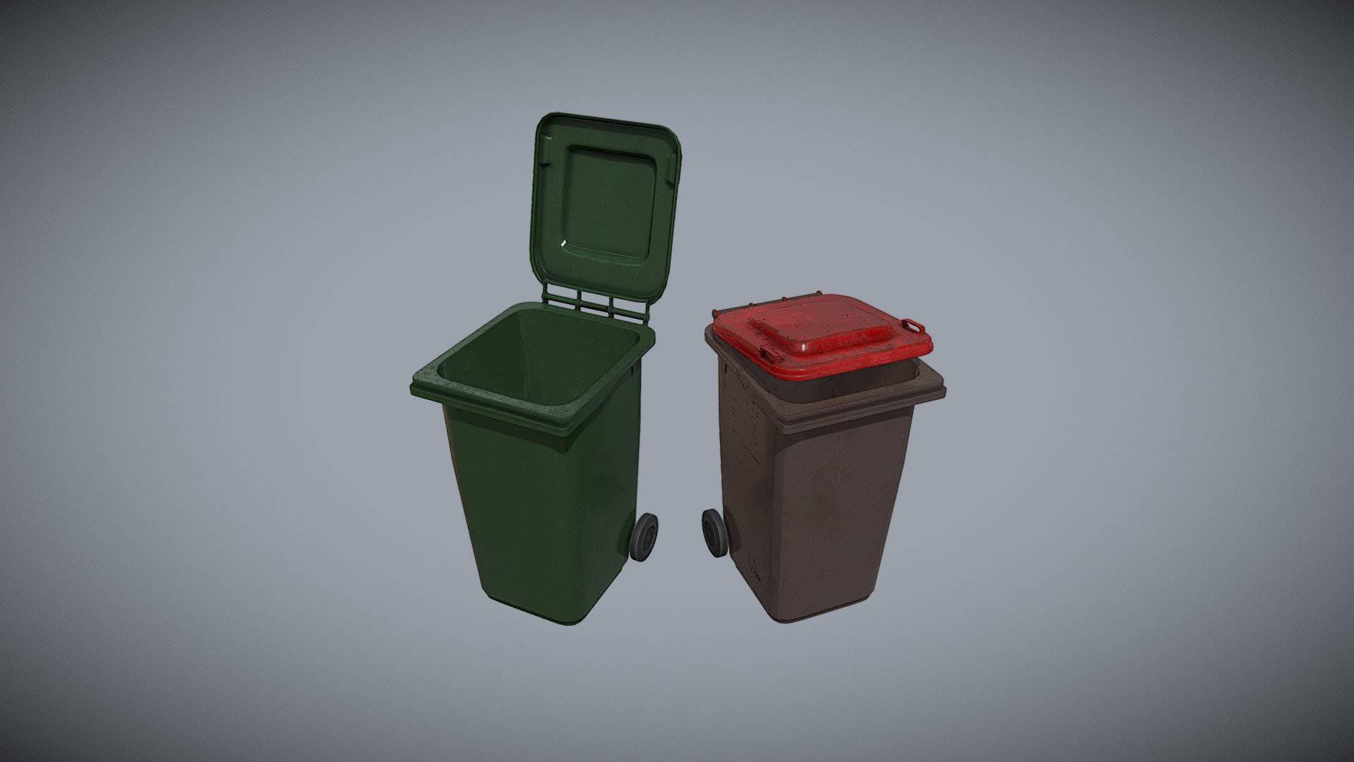 [CC0] Garbage Bin 3d model