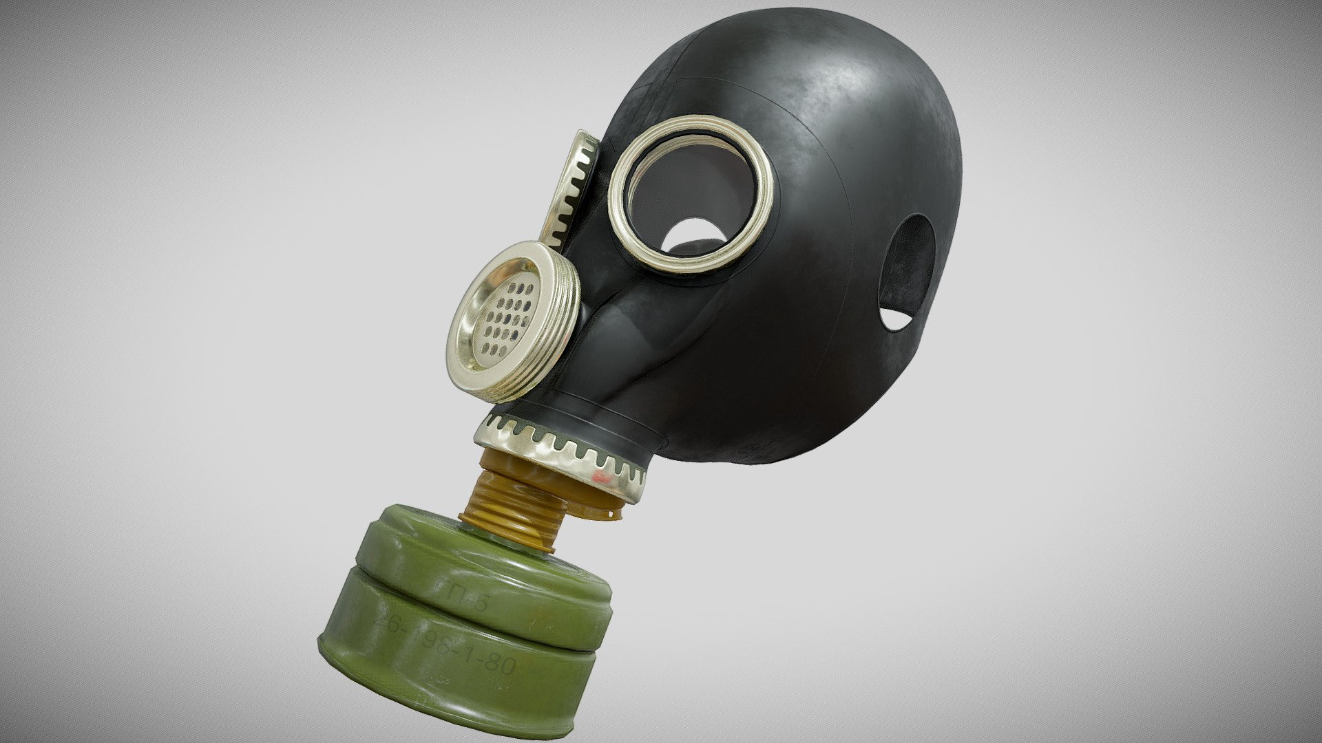 Gas Mask GP-5 M 3d model