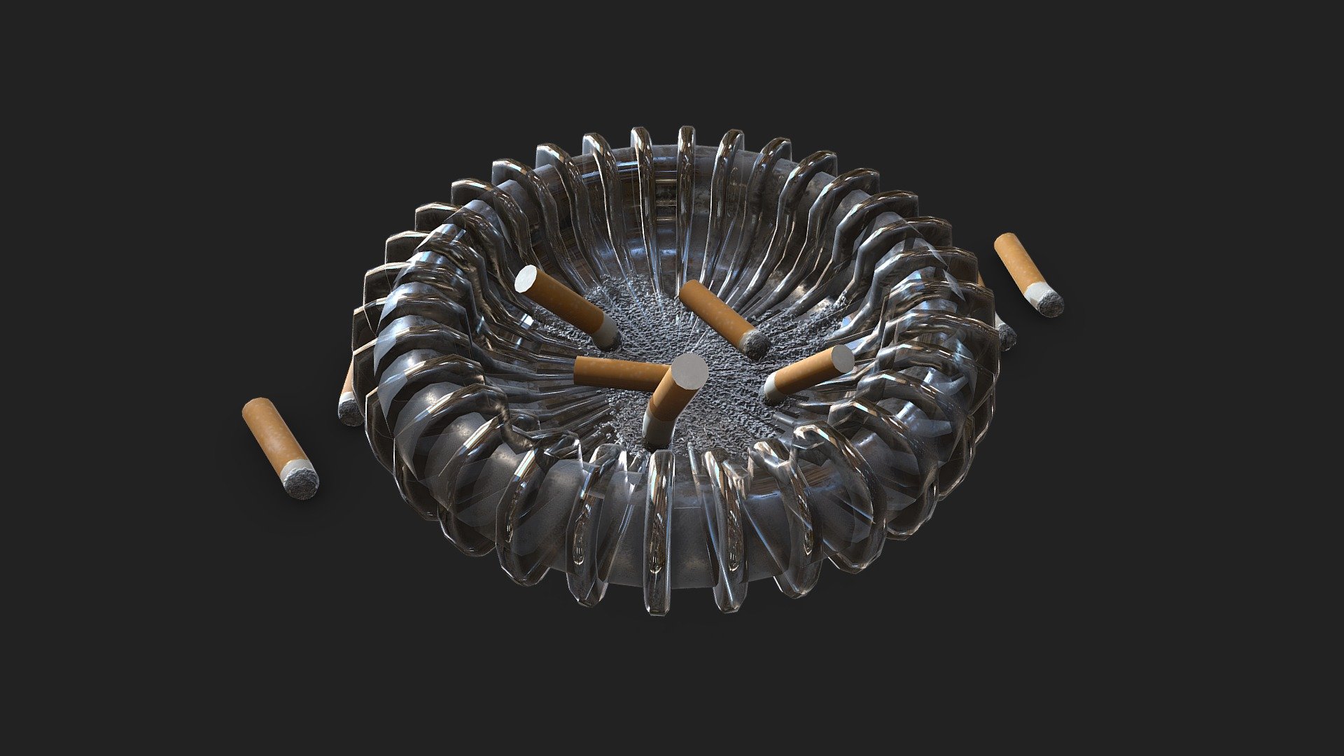 Ashtray 3d model