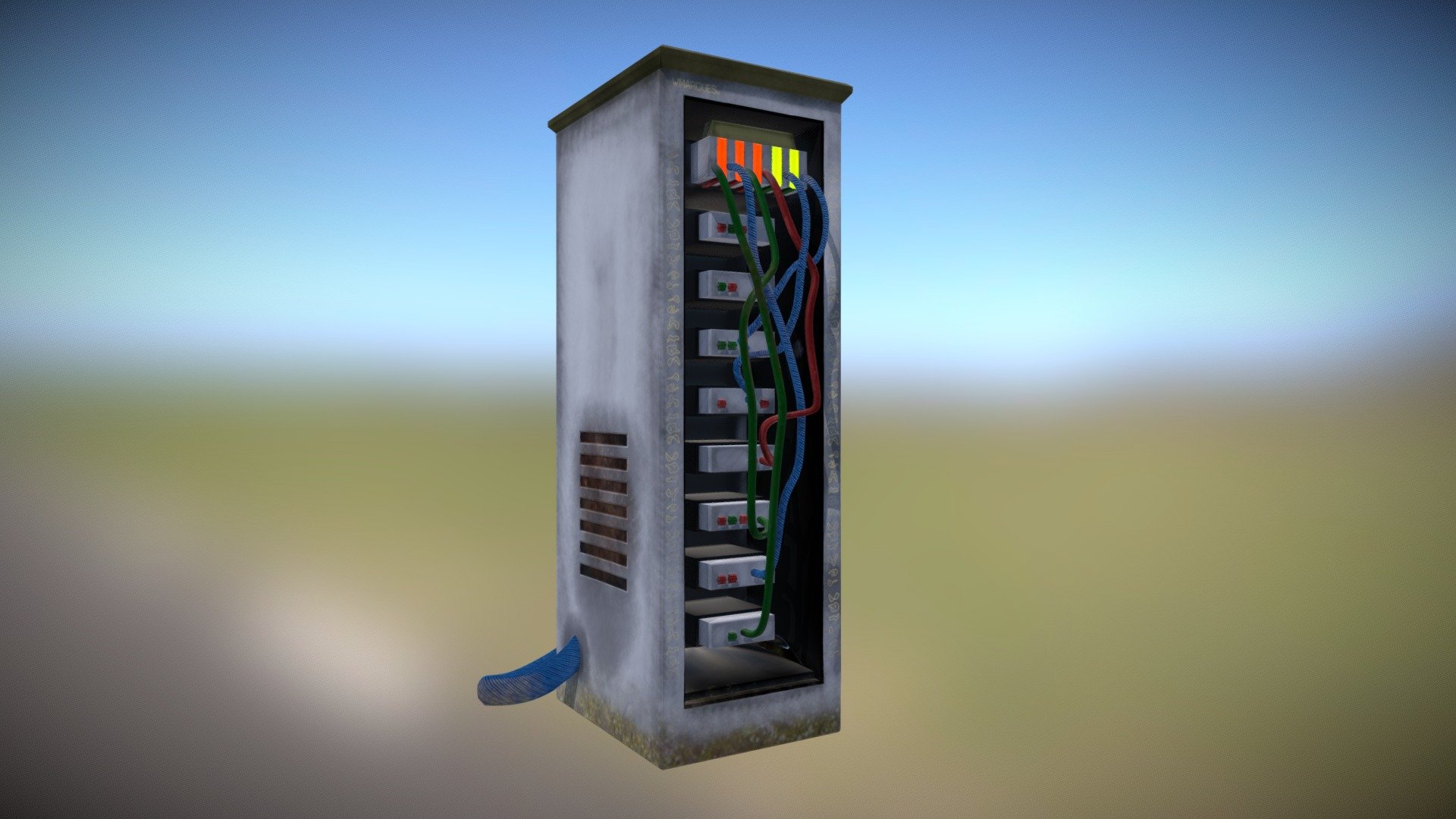 Server 3d model