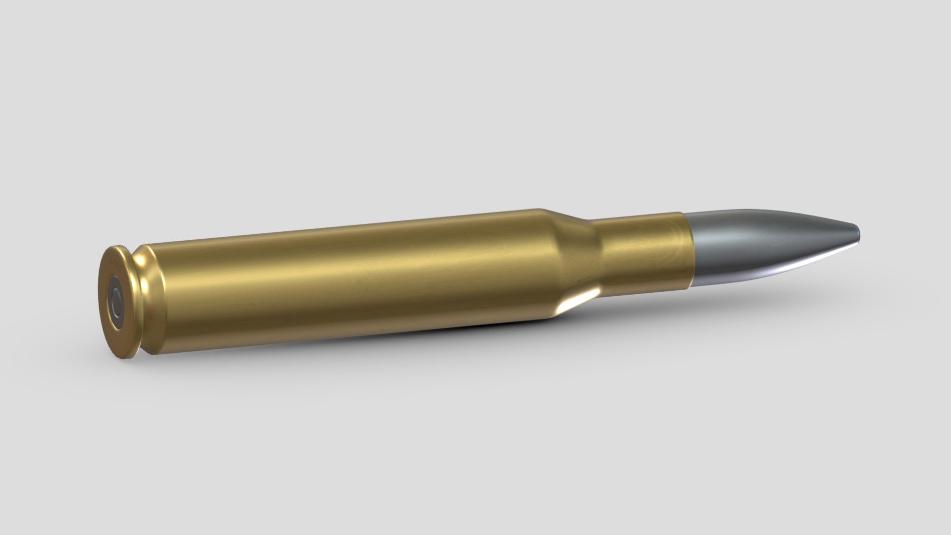 Bullet .50 BMG 3d model