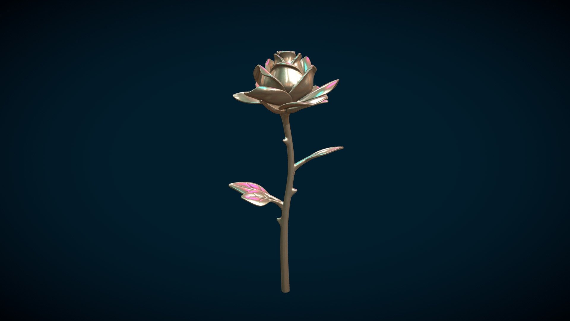 Rose Flower 3d model