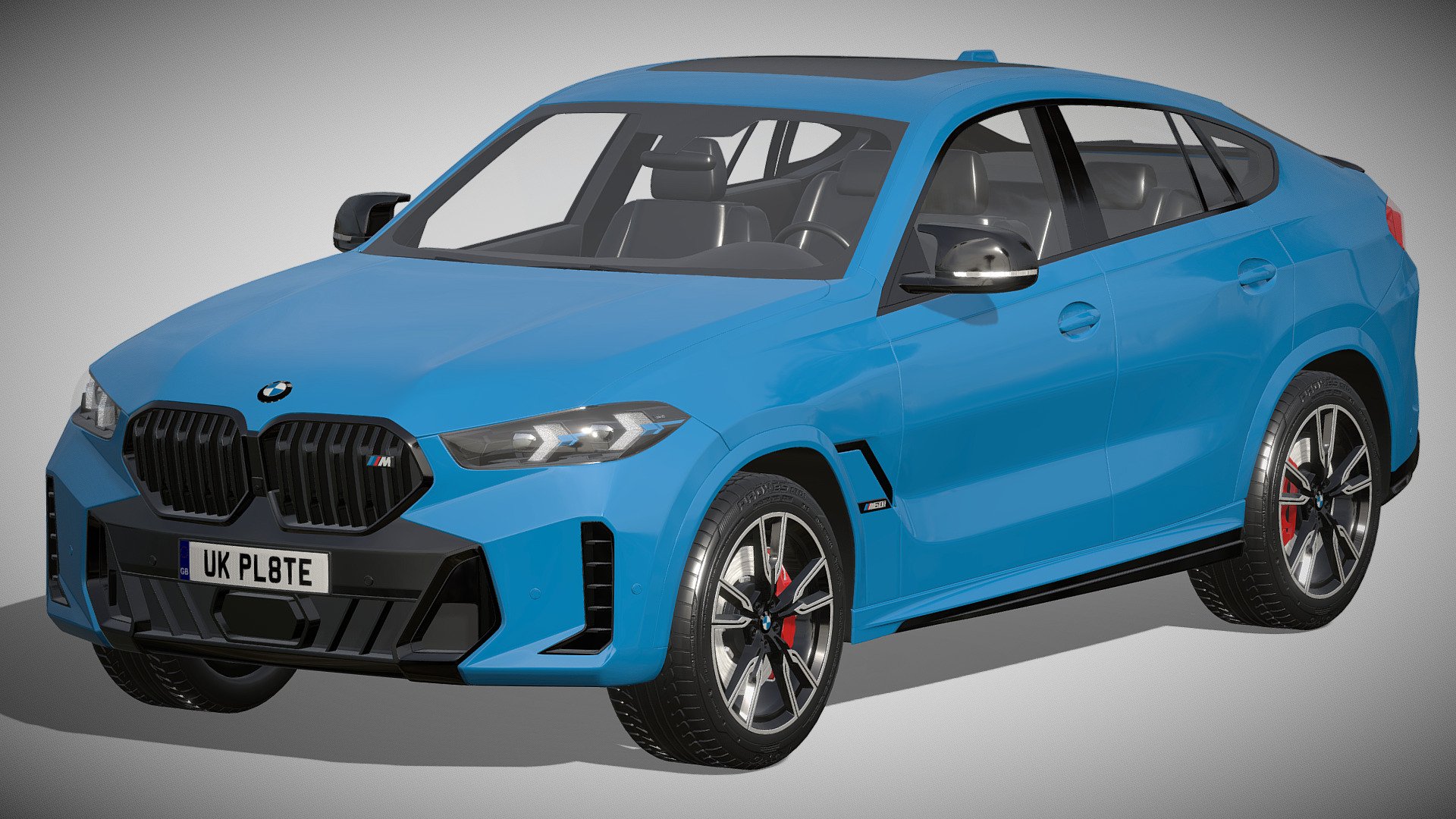 BMW X6 M60i 2023 3d model