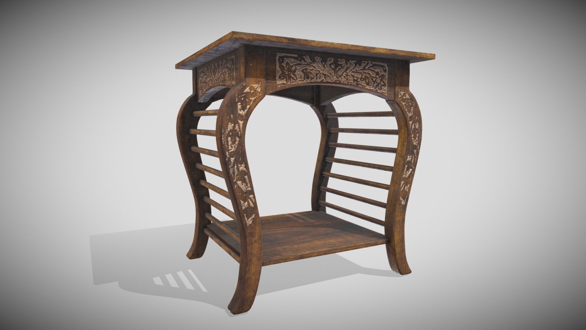 Small Table Curvolo 3d model