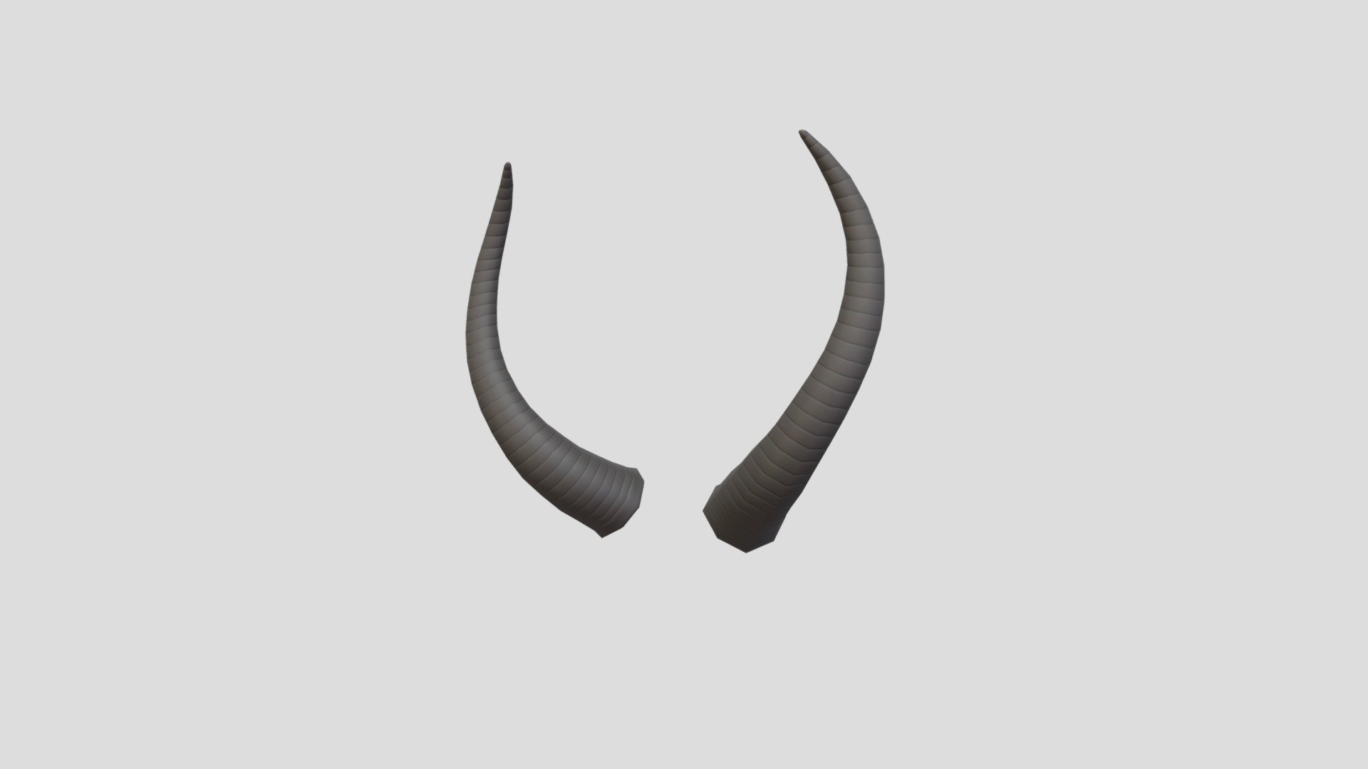 Demon Horn 3 3d model