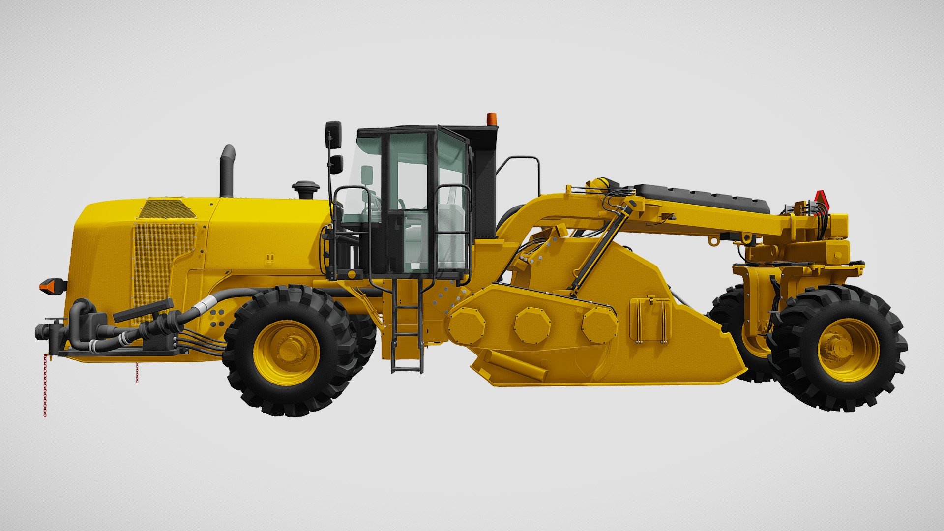 Road Reclaimer 3d model