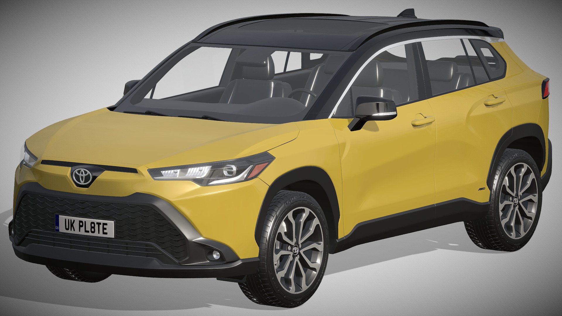 Toyota Corolla Cross Hybrid 2023 3d model