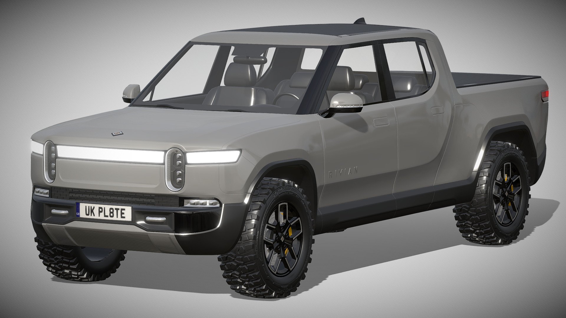 Rivian R1T 3d model