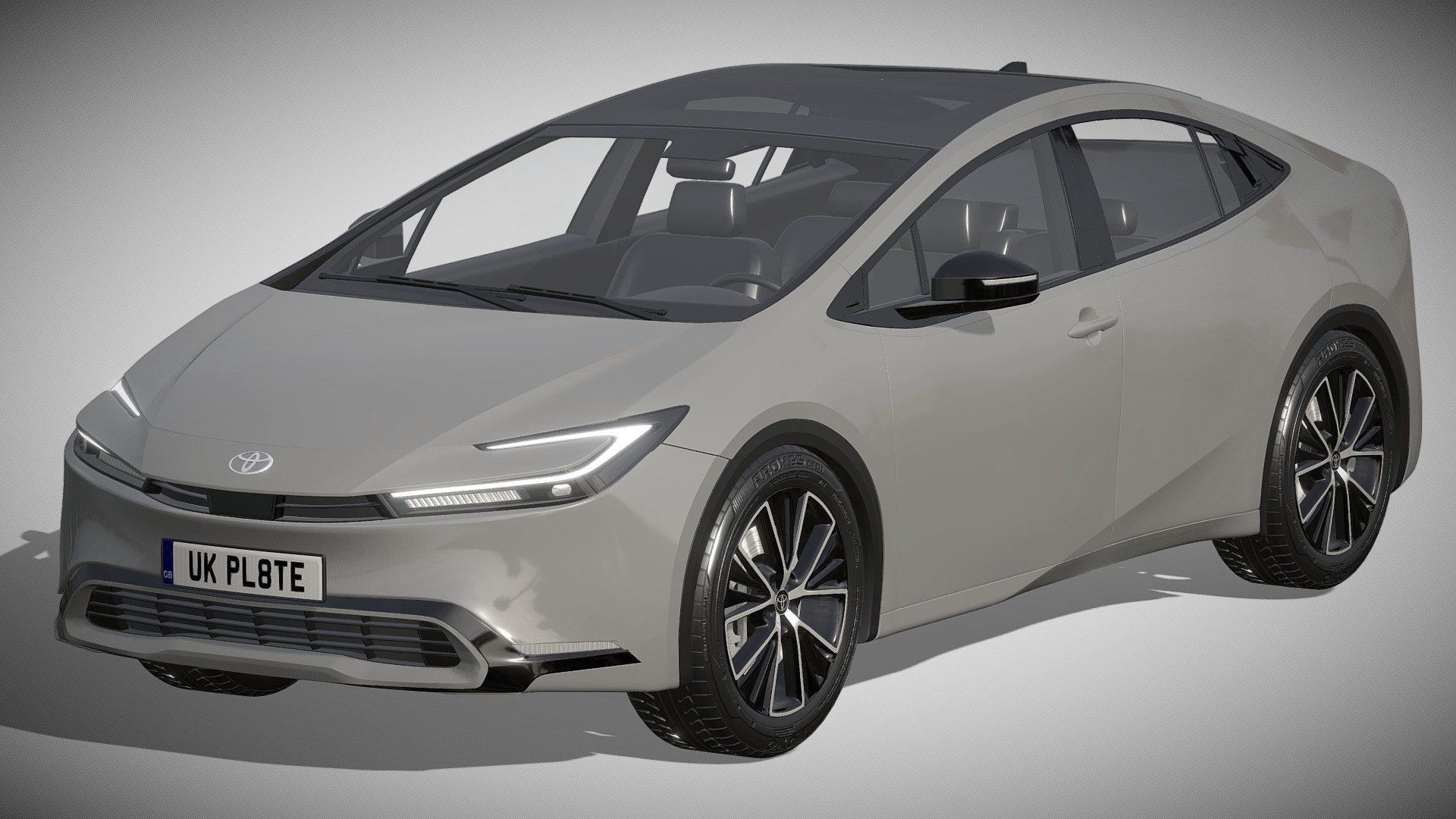 Toyota Prius 2023 3d model