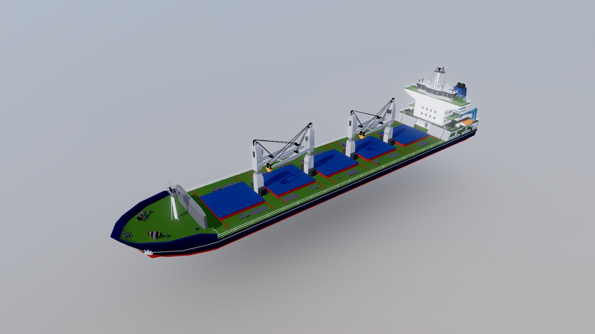 Cargo Ships III 3d model