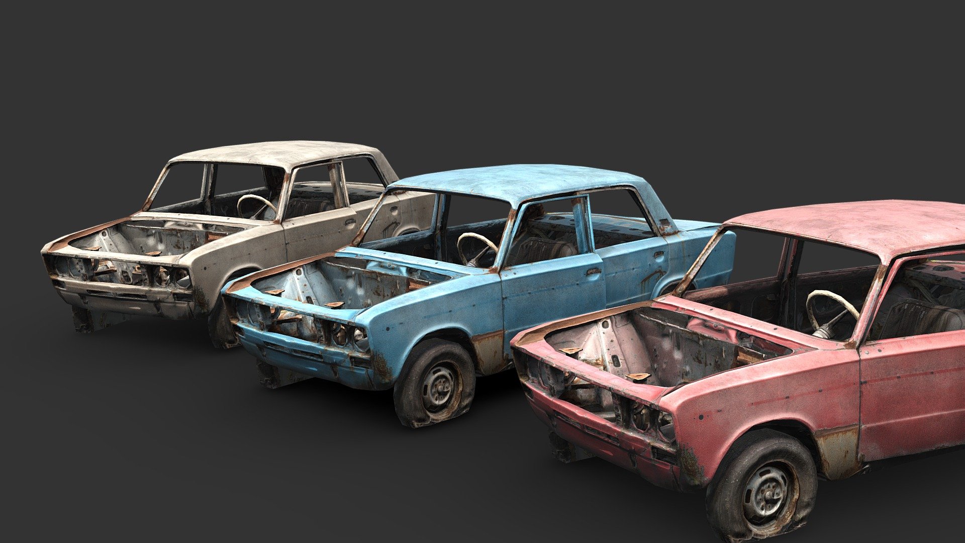 VAZ 2106 Reclean 3d model