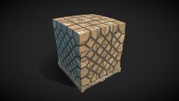 Cardboard Box Pallet 01