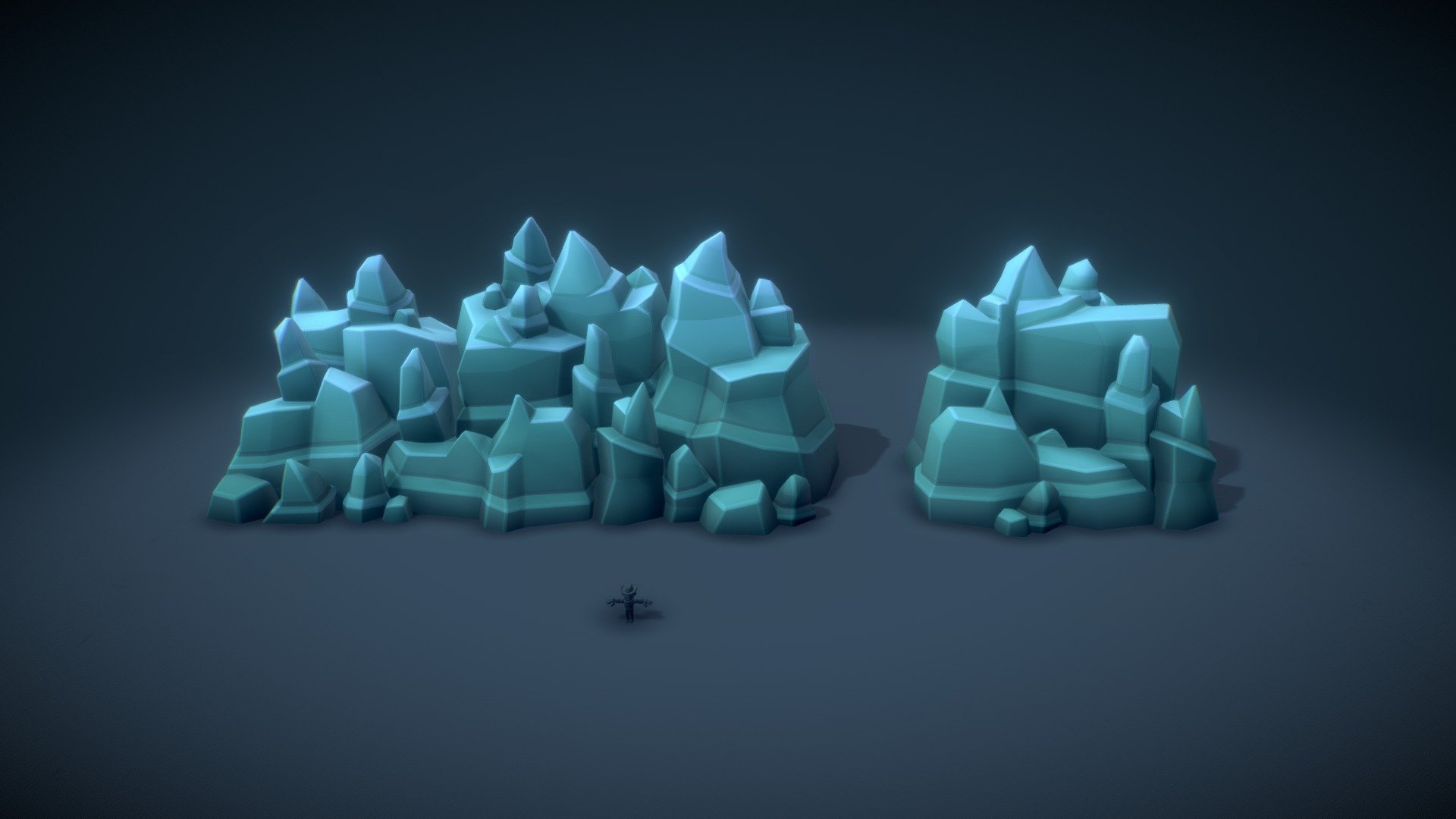 Cave Wall 3d model