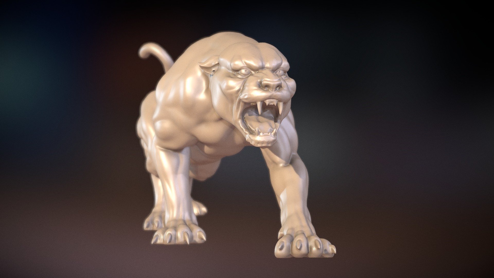 Panther 3d model