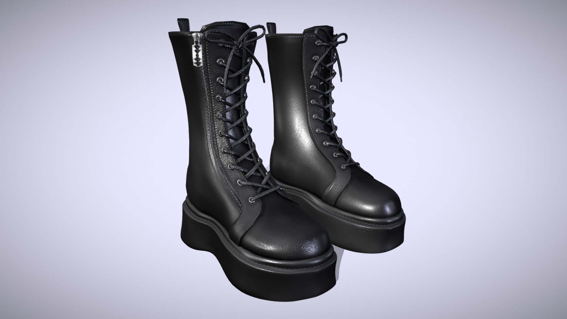 Emile Boots 3d model