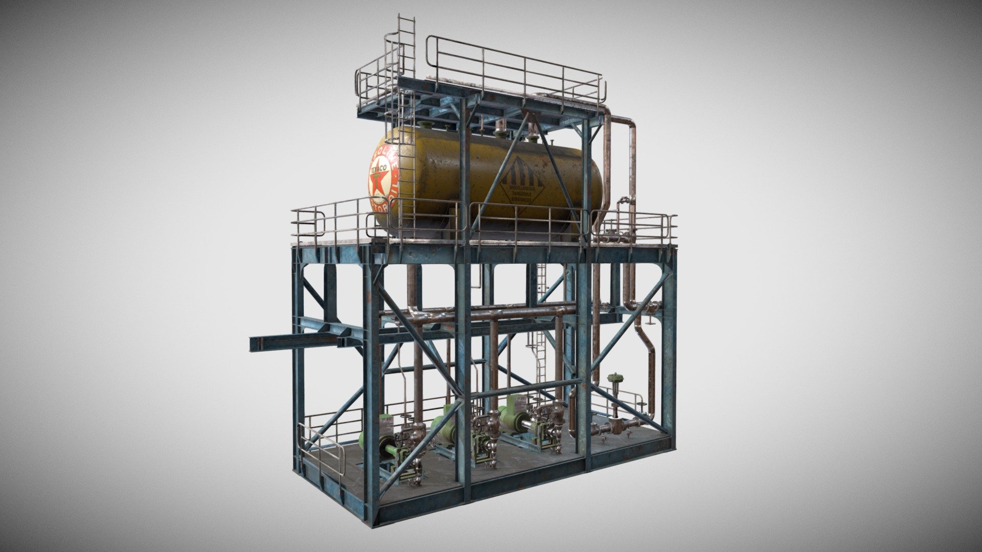 Industrial System 3d model