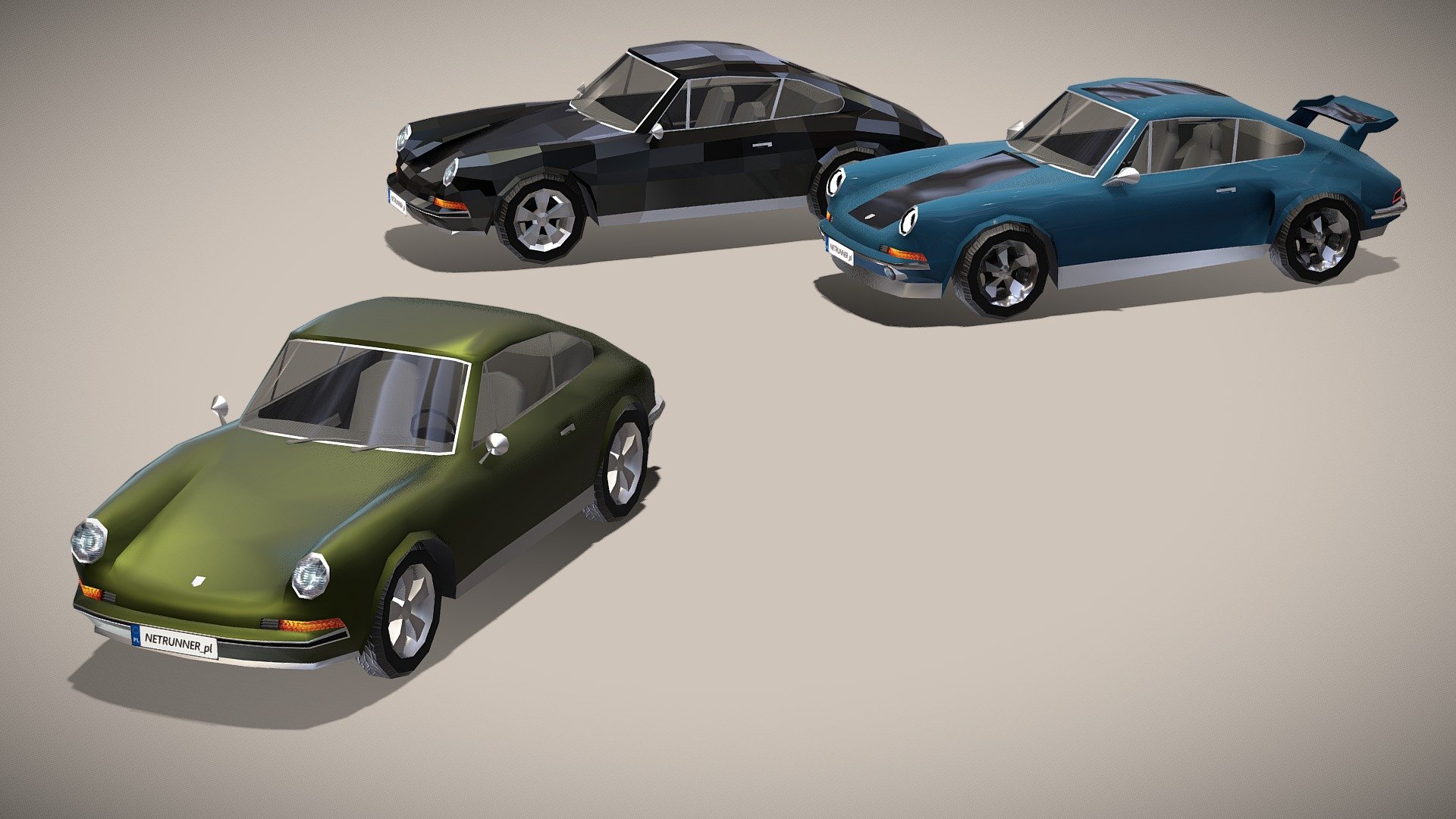 Porsche 911 1st gen (901) 3d model