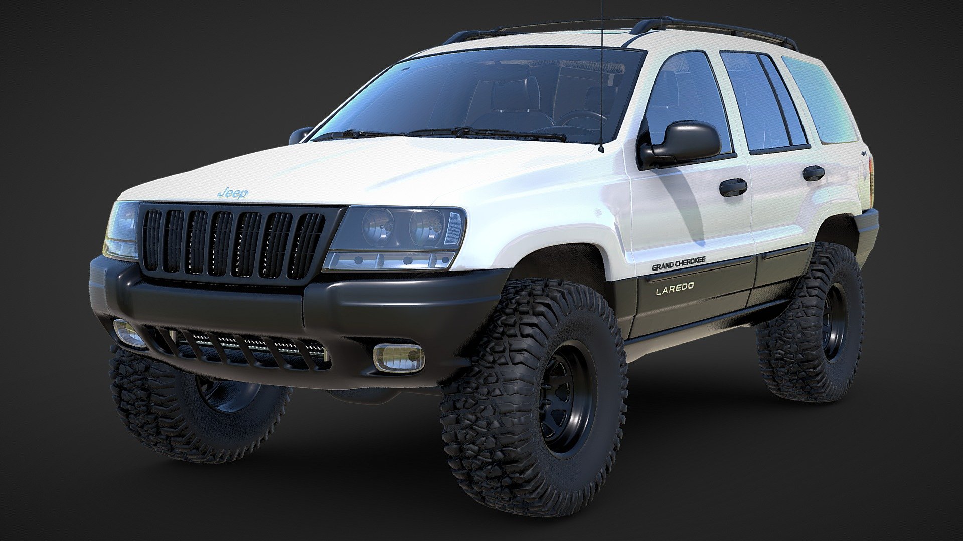 Jeep Grand Cherokee WJ Stock 3d model