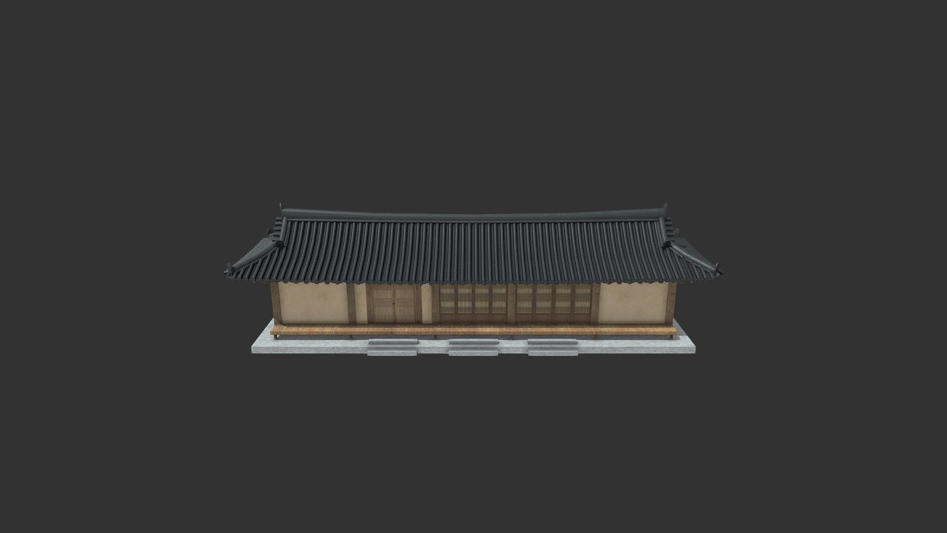 Korean Traditional House : Hanok 3d model