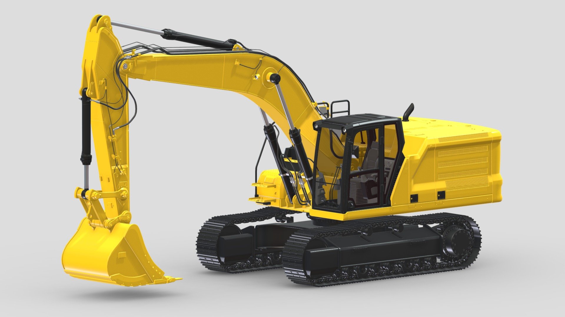 Generic Excavator 3d model