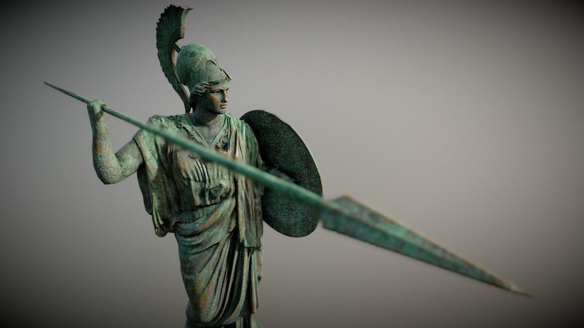 Athena Promachos 3d model