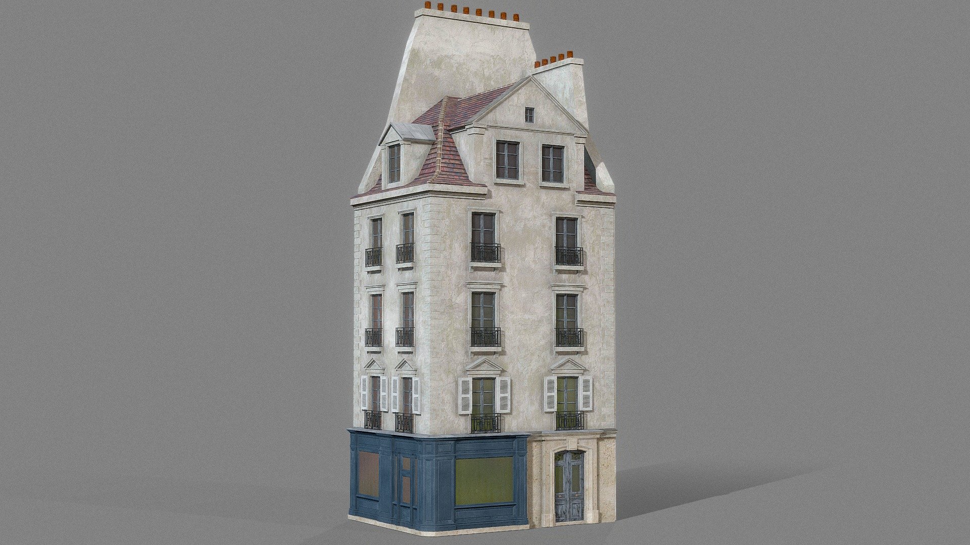 Paris apartment 3d model