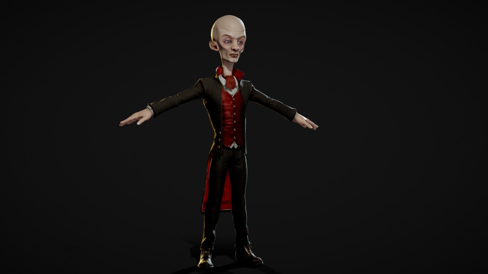 stylized Vampire 3d model