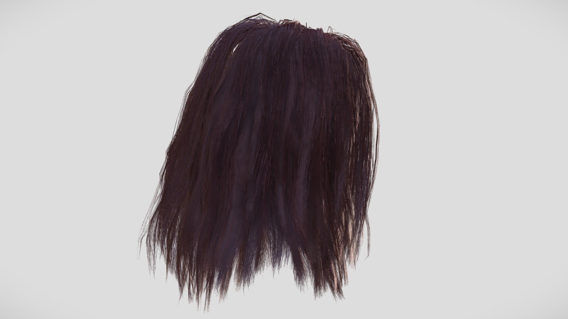 Hair Female 3d model