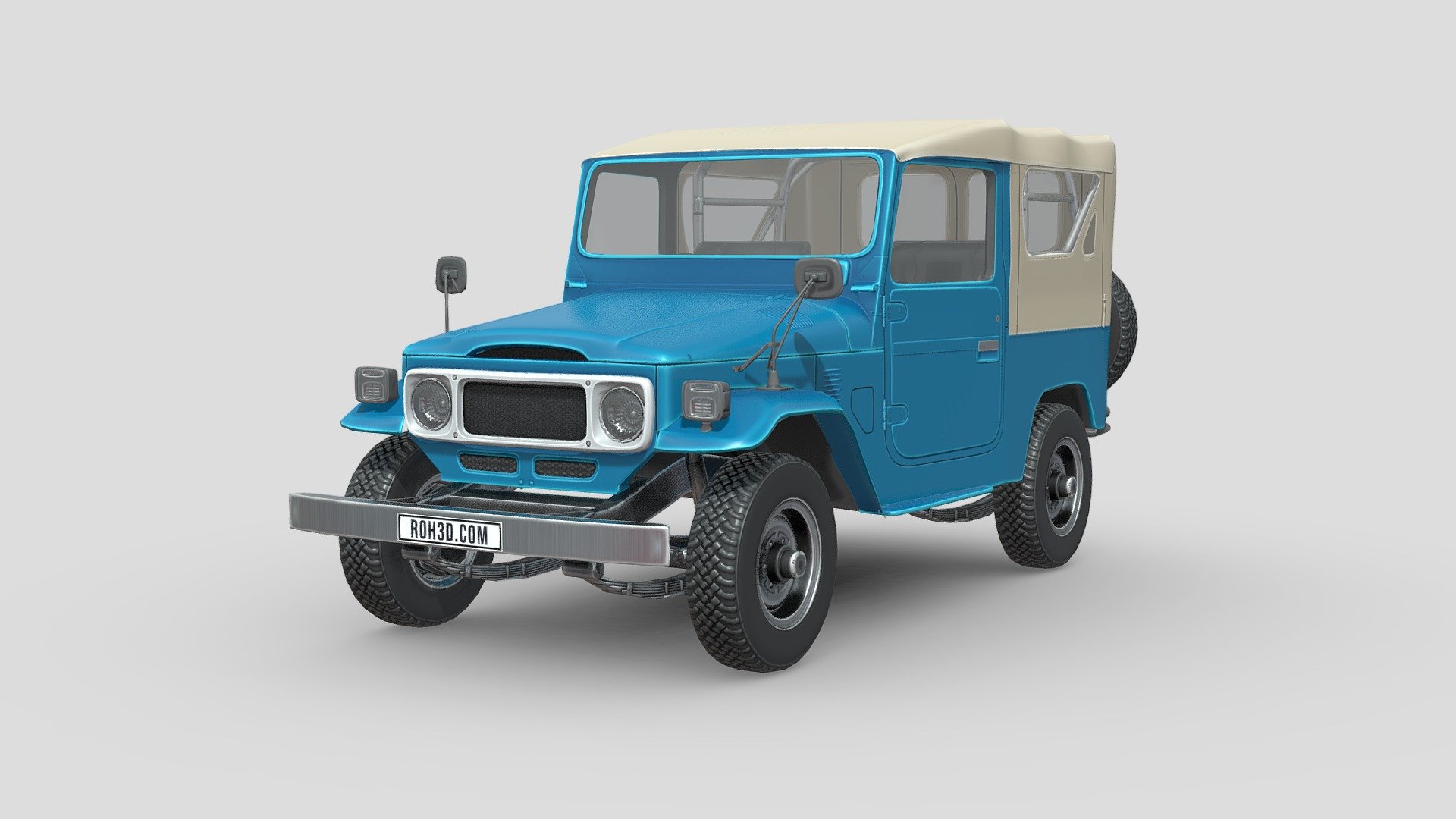 Low Poly Car 3d model