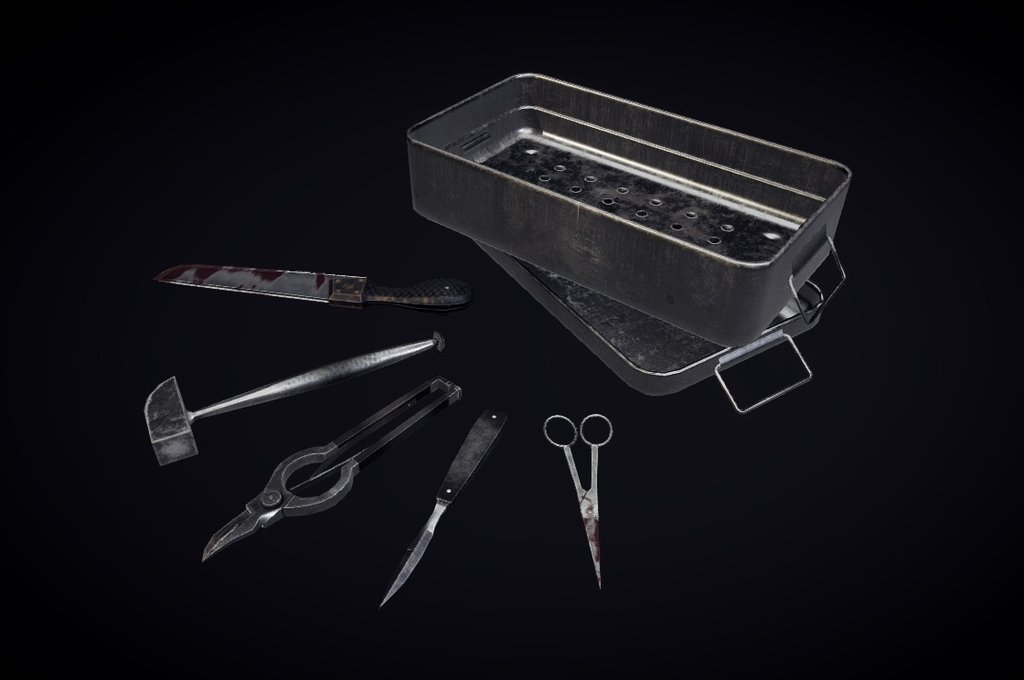 Autopsy Tools 3d model