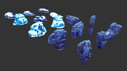 Low Poly Stone Illustration Collection Part 7