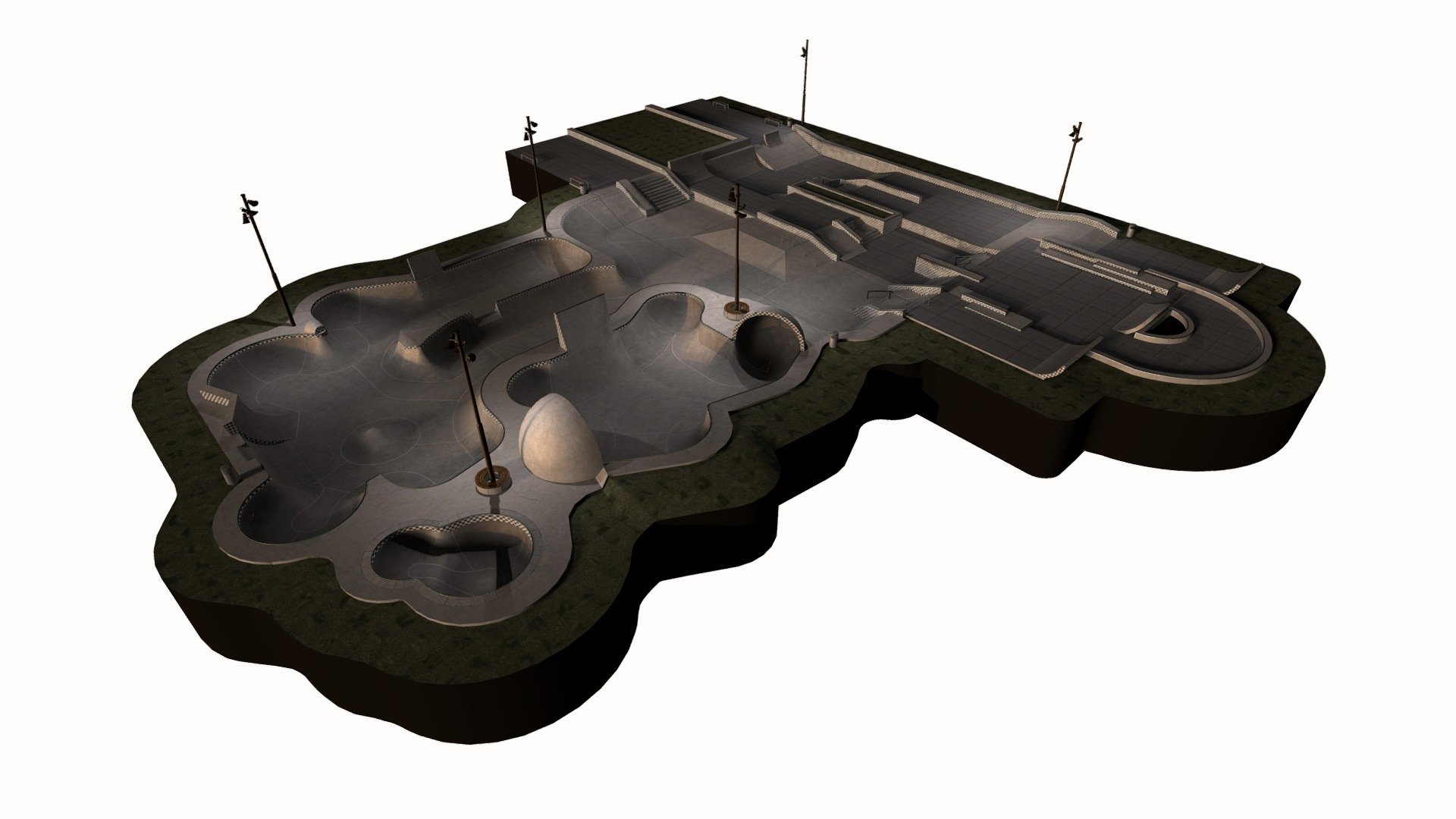 Skatepark / Bowl 3d model