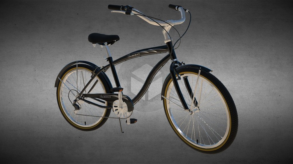 Beach Bike 3d model